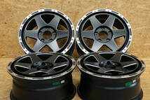 SSR ディバイド TR-6 16インチ 7.0J +38 5/114.3 フラットBK/P TOYO オープンカントリー 225/70R16 タイヤホイール4本セット　デリカなど_画像3