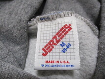 USA製 JERZEES 80s THRASHER スラッシャー スウェットパーカ 灰 M_画像3