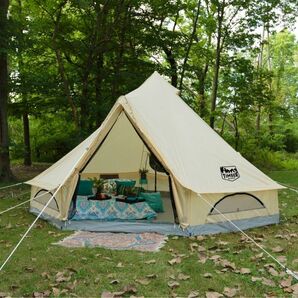 ワンポールテント 4~6人用テント ベル型テント