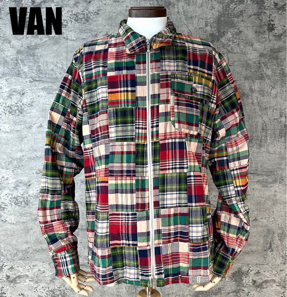 海外限定】 未使用 VAN JACKET ヴァンジャケット マドラスチェック