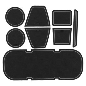 トヨタ 86 スバル BRZ ドアポケットマット コンソール ドリンクホルダー ラバーマット 蓄光 ゴム 水洗い可 内装 8枚