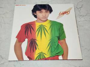 c8912◆特製立体ジャケット仕様◆沖田浩之　LP「HIRO」