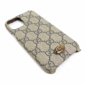  Gucci GUCCI smart phone case off .tiaGGs pulley m canvas gray series h29351a