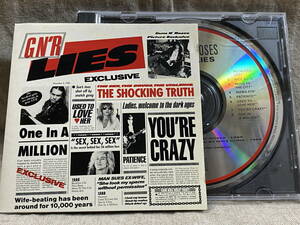 GUNS N' ROSES - G N' LIES 25P2-2400 1A6 TO 国内初版 日本盤 東芝プレス レア盤