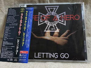 [グラムメタル] LIFE OF A HERO - LETTING GO 2021年 MIDNITE CITYのメンバー在籍 日本盤 帯付