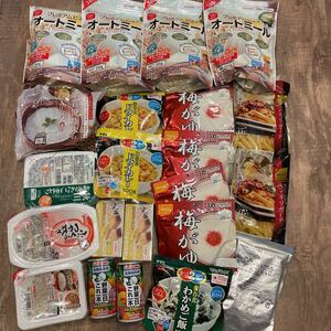  meal charge goods assortment large amount set together preservation meal Alpha rice pre-packaged rice auto mi-ru outdoor strategic reserve disaster emergency rations disaster prevention long time period preservation meal 