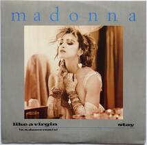 【1984年UKオリジナル盤/12”EP/大ヒット曲リミックス/DJ未使用保存状態良好盤】 MADONNA / Like A Virgin b/w Stay_画像1