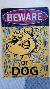 * tin plate signboard * dog attention * pinstripe *MOONEYES*PINSTRIPE*Ed Roth*DOG* love dog *Type-B*************