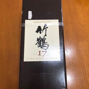 【未開封、未開栓】ニッカウヰスキー、竹鶴17年、終産品、旧ラベル 、希少、700ml 未満、送料込