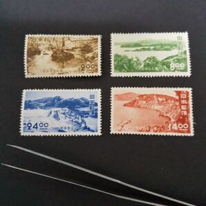 戦後国立公園切手　十和田　1951年　良品