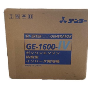 □□ Denyo デンヨ ガソリンエンジン防音型　インバータ発電機 GE-1600-IV 未使用に近い