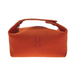 ☆☆ HERMES エルメス セリエ ブリッドアブラックPM オレンジ バニティバッグ ハンドバッグ 目立った傷や汚れなし