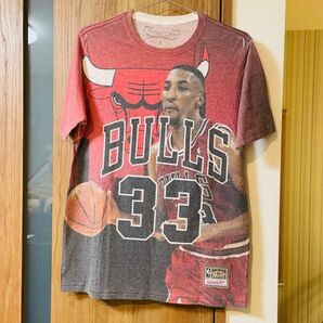 【レア】mitchell&ness PIPPEN PRINT TEE