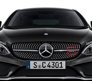 メルセデスベンツ純正部品　Mercedes-Benz W205/C43 C450 AMG フロントグリルエンブレム　品番：205-817-5101(4901)（2058175101(4901))