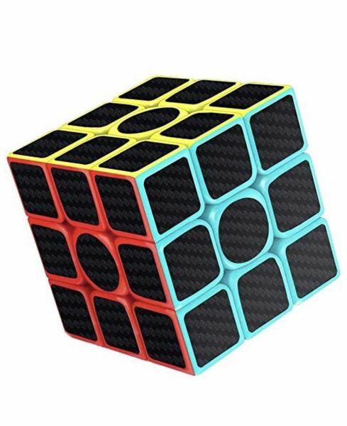 立体パズル 3x3 炭素繊維 3x3 ステッカー 競技専用 脳トレ おもちゃ