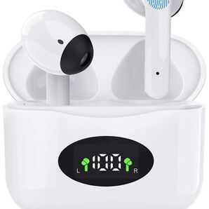 ワイヤレス イヤホン Bluetooth イヤホン 完全ワイヤレスLED電量表示