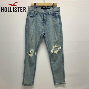 未使用！30インチ HOLLISTER ADVANCED STRETCH TAPER 331-380-2452-283 ホリスター ストレッチ ダメージストレッチデニム (1157-30)