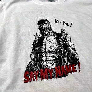 送込【HEY! YOU SAY MY NANE】極悪華/ジャギ/ホワイト★選べる5サイズ/S M L XL 2XL/ヘビーウェイト 5.6オンス