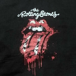 送料無料【The Rolling Stones/ローリング・ストーンズ】Grunge Tongue/ブラック★選べる5サイズ/S M L XL 2XL/ヘビーウェイト 5.6オンス