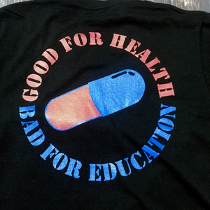 送料無料【Good For Health Bad for Education】AKIRA / ブラック★選べる5サイズ/S M L XL 2XL/ヘビーウェイト 5.6オンス