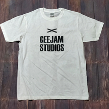 送料込【GEEJAM Studios 】ジージャム / レゲエ / ホワイト★選べる5サイズ/S M L XL 2XL/ヘビーウェイト 5.6オンス_画像2