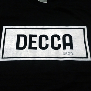 送込【DECCA RECORDS】デッカレコード / ブラック★選べる5サイズ/S M L XL 2XL/ヘビーウェイト 5.6オンス