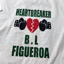 送込【HEART BREAKER 】Brandon Figueroa / ホワイト★選べる5サイズ/S M L XL 2XL/ヘビーウェイト 5.6オンス_画像1
