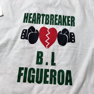 送込【HEART BREAKER 】Brandon Figueroa / ホワイト★選べる5サイズ/S M L XL 2XL/ヘビーウェイト 5.6オンス