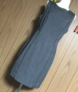 H&M ワンピース 40 11号　パイピンク　細見え