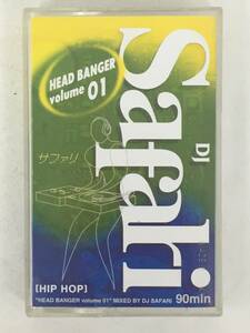#*Q515 DJ SAFARI HEAD BANGER volume 01 cassette tape *#
