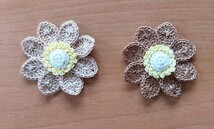 ☆ハンドメイド☆お花のモチーフ　13個☆_画像4