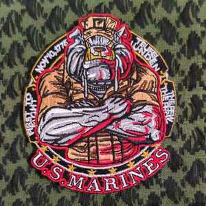 u.s.marines　刺繍パッチ ベルクロ ワッペン サバゲー　ワッペン　ベルクロ　サバゲー　