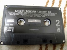 【レア／輸入盤カセット】☆ミッシェル・ベルジェ　Michel Berger／Au Zenith☆☆　　　　　　　　　　【カセット多数セール中…】_画像6