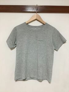 と1104 mont-bell モンベル メッシュ半袖Tシャツ レディース S グレー アウトドア ドライ 速乾