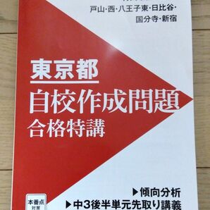 東京都　自校作成問題　2022年度　ベネッセ　 問題集