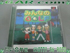 LQ79 all. Golf all. GOLF PlayStation /PS1 soft / cassette click post 185 jpy 