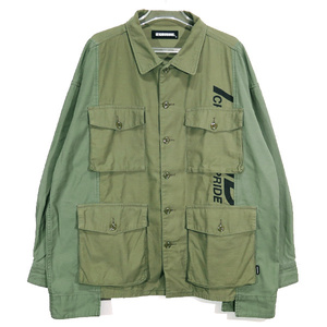 NEIGHBORHOOD ネイバーフッド 21AW BDU.MOD/C-SHIRT.LS 212AQNH-SHM02 BDUシャツ ロングスリーブ オリーブドラブ 長袖