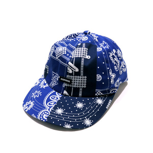 NEIGHBORHOOD ネイバーフッド 21SS DAD-B/C-CAP 211YGNH-HT10 ダッド バンダナ キャップ 帽子 ネイビー