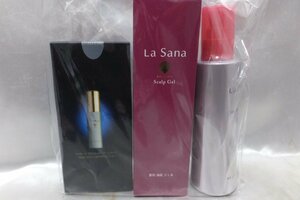 La Sana La Sana seaweed silky hair spray ground . gel hair essence 3 pcs set unused same beautiful goods 