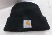 Carhartt ビーニー ニット帽 ブラック系 帽子_画像1