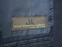 Perche No VITALE BARBERIS CANONICO テーラードジャケット サイズL～程度 ネイビー系 紺 メンズ トップス_画像4