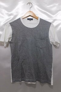 COMME des GARCONS HOMME 千鳥柄 ポケットTシャツ AD2012 サイズXS ホワイト系 トップス