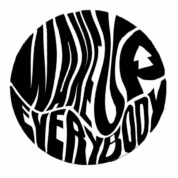 Wake Up Everybody丸型カッティングステッカー