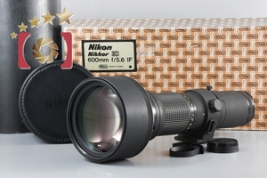 【中古】Nikon ニコン Ai-S NIKKOR 600mm f/5.6 ED IF 元箱付き