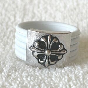  leather ring lily . chapter black sling white 