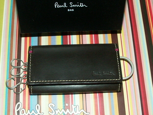 *872-② new goods regular goods / Paul Smith popular b ride ru leather / key case 