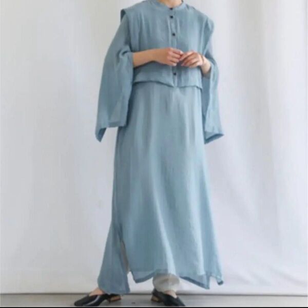 select mocaワンピース サックスブルーサイズ