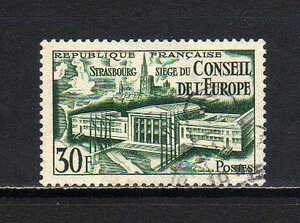 185240 フランス 1952年 普通 ヨーロッパ議会公用 30F 使用済