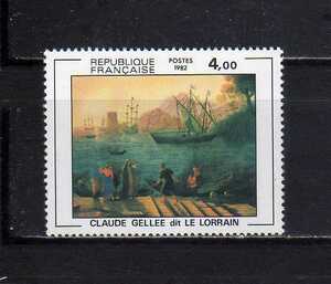 Art hand Auction 186004 France 1982 Painting Claude Gerry Lorraine Unused NH, antique, collection, stamp, postcard, Europe