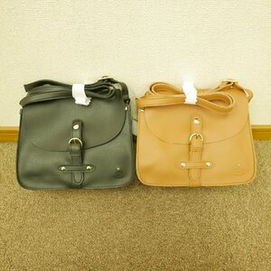 favori vie nouvelle ファボリ ヴィー ヌーヴェル ショルダー バッグ 2点セット 色違いBLACK/CAMEL まとめ売り